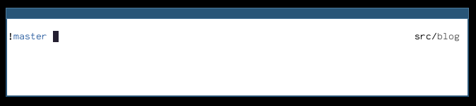 Screenshot showing directory and branch